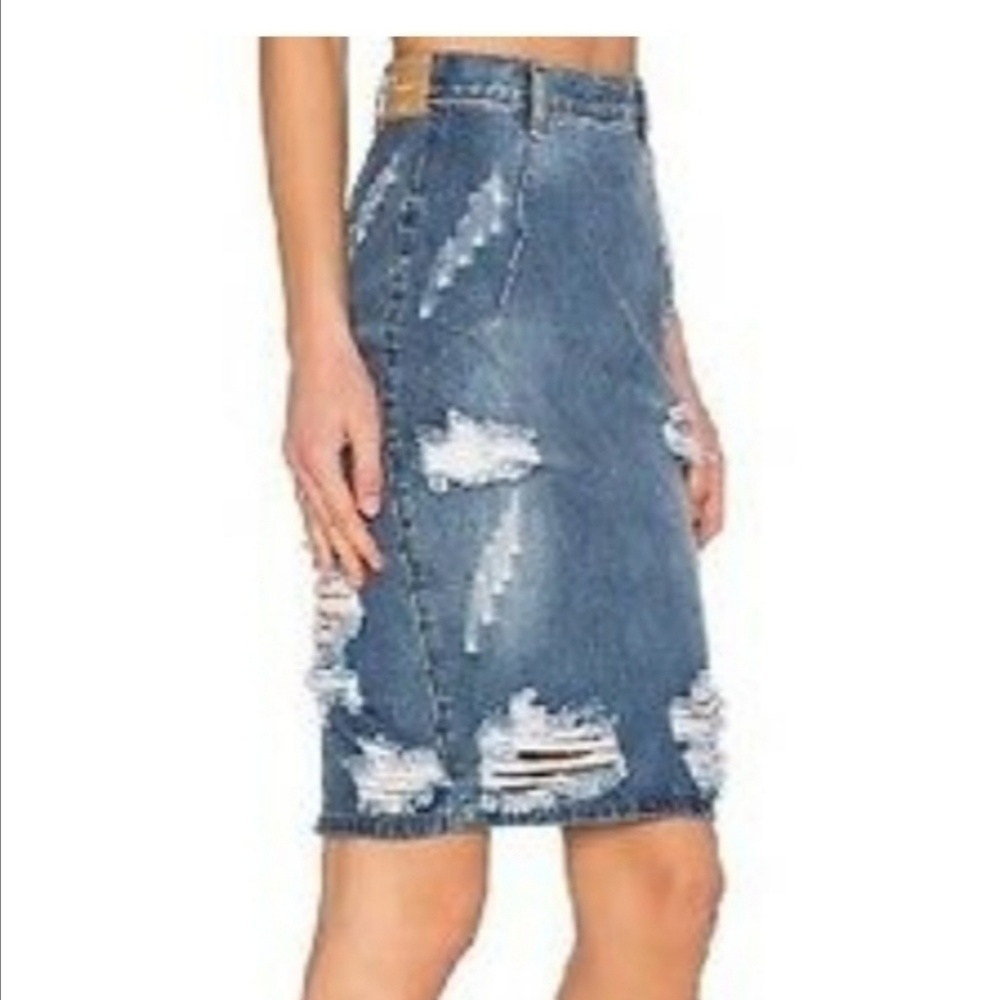 One Teaspoon freelove  high waist distress denim s
